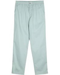 Maison Kitsuné - Elasticated-Waistband Straight-Leg Cotton Trousers - Lyst