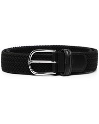 Anderson's - Interwoven Leather Belt - Lyst