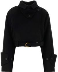 Chloé - Belted Wool Jacket - Lyst
