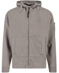 C.P. Company - Logo Hooded Sweatshirt - Lyst