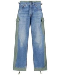 Junya Watanabe - X Levi's Panelled Cargo Jeans - Lyst