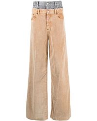 DSquared² - Crystal-Embellished Double-Layer Trousers - Lyst