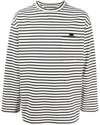 ZZERO BY SONGZIO - Striped Long-sleeved T-shirt - Lyst