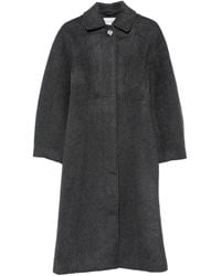 Stine Goya - Shirred-Waist Single-Breasted Coat - Lyst