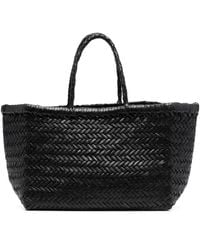 Dragon Diffusion - Triple Jump Small Woven Leather Tote - Lyst