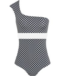 Lygia & Nanny - Marjory Asymmetric Check-Patterned Bikini Set - Lyst