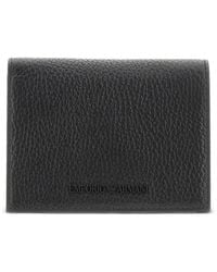 Emporio Armani - Textured Wallet - Lyst