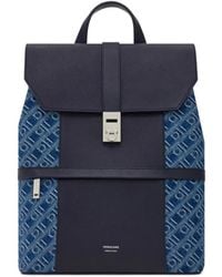 Ferragamo - Monogram-Jacquard Backpack - Lyst