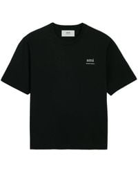 Ami Paris - Organic Cotton T-Shirt - Lyst