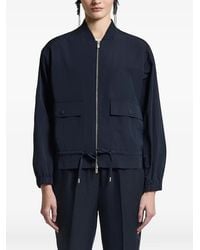 Peserico - Flap-Pocket Bomber Jacket - Lyst