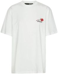 ROTATE BIRGER CHRISTENSEN - T-Shirt Van Biologisch Katoen Met Geborduurd Logo - Lyst