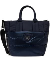 Blauer - Quilted Logo-Patch Tote Bag - Lyst