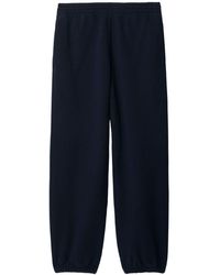 Burberry - Logo-Appliqué Cotton Track Pants - Lyst