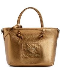V73 - Logo-Patch Tote Bag - Lyst