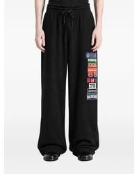 Balenciaga - Logo-Patch Drawstring Track Pants - Lyst