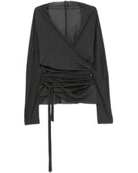 Soeur - Luth Wrap-Style Blouse - Lyst