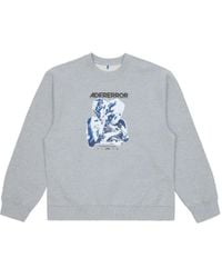 Adererror - Logo-Print Sweatshirt - Lyst