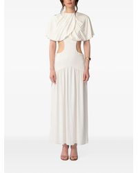 Concepto - Solea Cut-Out Draped-Panel Maxi Dress - Lyst