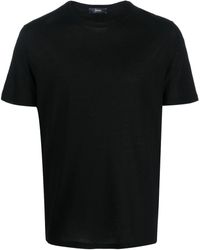 Herno - T-Shirt mit Logo-Schild - Lyst