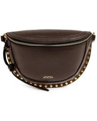Isabel Marant - Skano Stud-Embellished Leather Shoulder Bag - Lyst