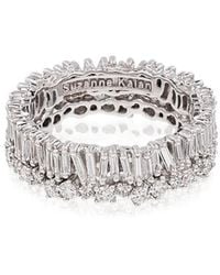 Suzanne Kalan - Classic Diamond Short Stack Eternity Band - Lyst