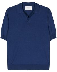 Ballantyne - Silk-blend polo shirt - Lyst