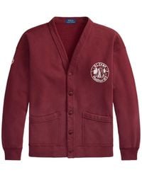 Polo Ralph Lauren - Button Embroidered Cardigan - Lyst