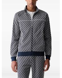 Guess - Logo-Monogram Zip-Up Jacket - Lyst