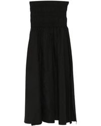 Closed - Smocked-Waistband Pleated Maxi Skirt - Lyst
