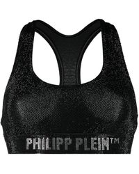 Philipp Plein - Sport-bh Verfraaid Met Kristallen - Lyst