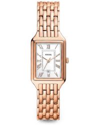 Fossil - Raquel Quartz Stainless Steel Three-hand Watch - Lyst