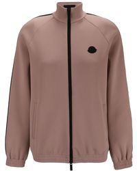 Moncler - Neoprene Zip-up Sweatshirt - Lyst