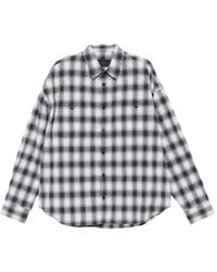 Juun.J - Check-Pattern Shirt - Lyst