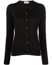 John Smedley - Pansy Button-up Knitted Cardigan - Lyst