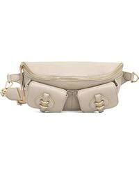 Coccinelle - Small Mavery Pocket Grained Leather Belt Bag - Lyst