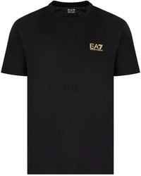 EA7 - Cotton Pima Jersey Core Identity T-Shirt - Lyst