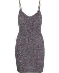 Gcds - Lurex Mini Dress - Lyst