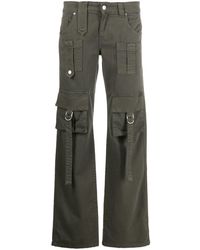 Blumarine - Pantalones rectos con bolsillos tipo cargo - Lyst