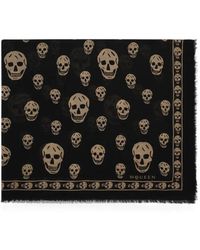 McQueen - Sciarpa Skull - Lyst