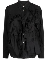 Comme des Garçons - Ruffled Button-up Shirt - Lyst