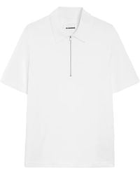 Jil Sander - Zip-Up Polo Shirt - Lyst