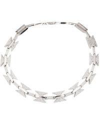 DARKAI - Crystal-Embellished Barbed-Wire Necklace - Lyst