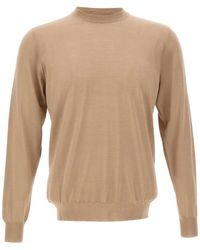 FILIPPO DE LAURENTIIS - Ribbed Crew Neck Sweater - Lyst