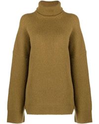 The Attico - Grace High-Neck Jumper - Lyst
