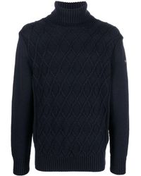 Paul & Shark - Cable-knit Virgin Wool Jumper - Lyst