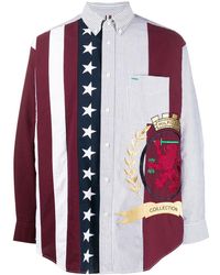 Tommy Hilfiger Embroidered Crest Shirt - Blue