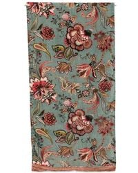 Claudio Cutuli - Foulard Con Motivo A Fiori - Lyst