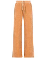 Chloé - Velvet-Effect Drawstring Trousers - Lyst