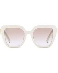 Dolce & Gabbana - Devotion Square-Frame Sunglasses - Lyst