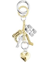 Ganni - Two-Tone Keyring - Lyst